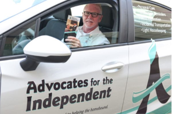 Team member in Advocates for the Independent company car